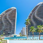 Lujo En Sunset Waves Sauna Tenis Vistas Al Mar Gym
