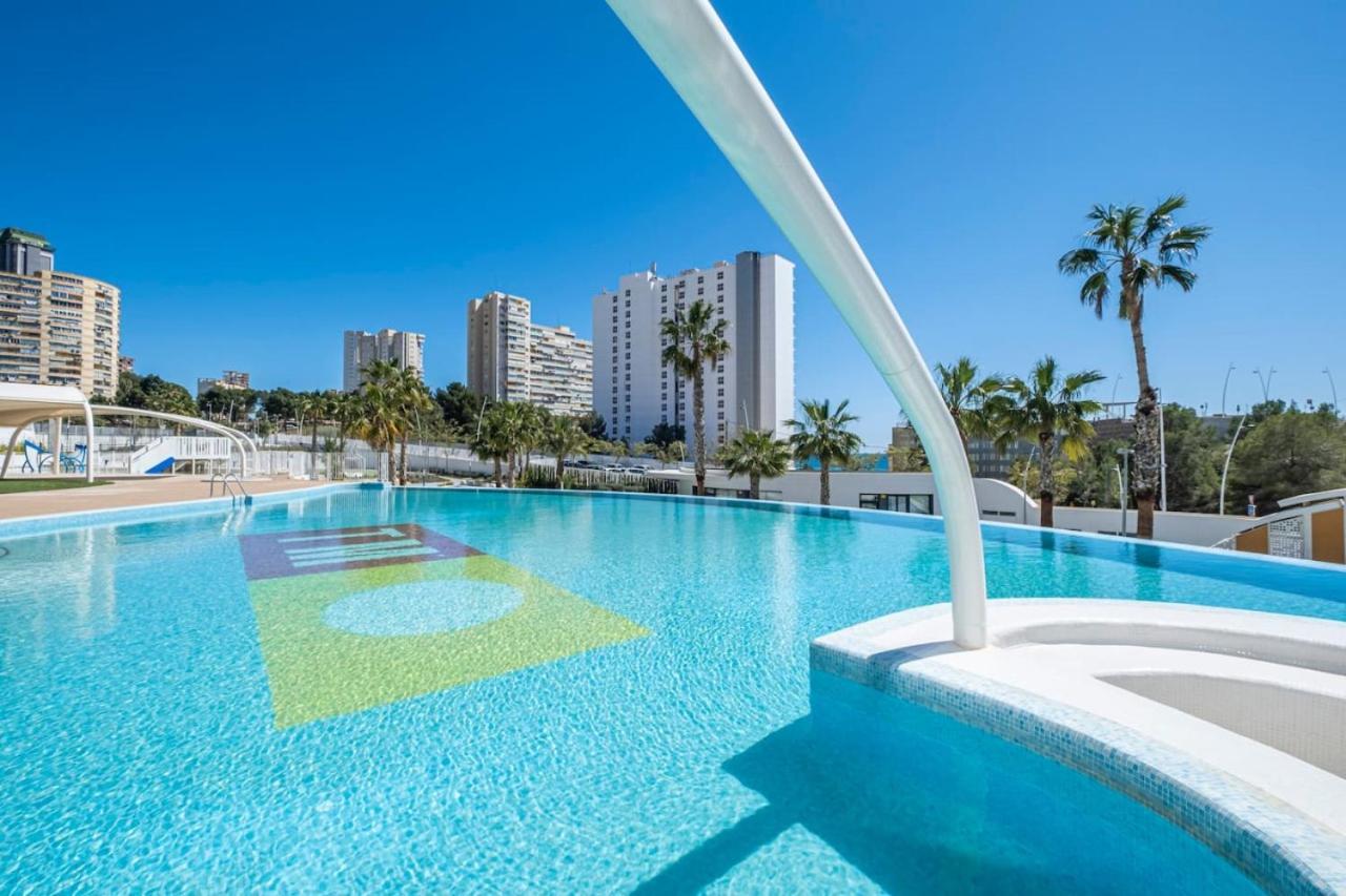 Lujo En Sunset Waves Sauna Tenis Vistas Al Mar Gym * Benidorm